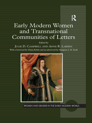 cover image of Early Modern Women and Transnational Communities of Letters